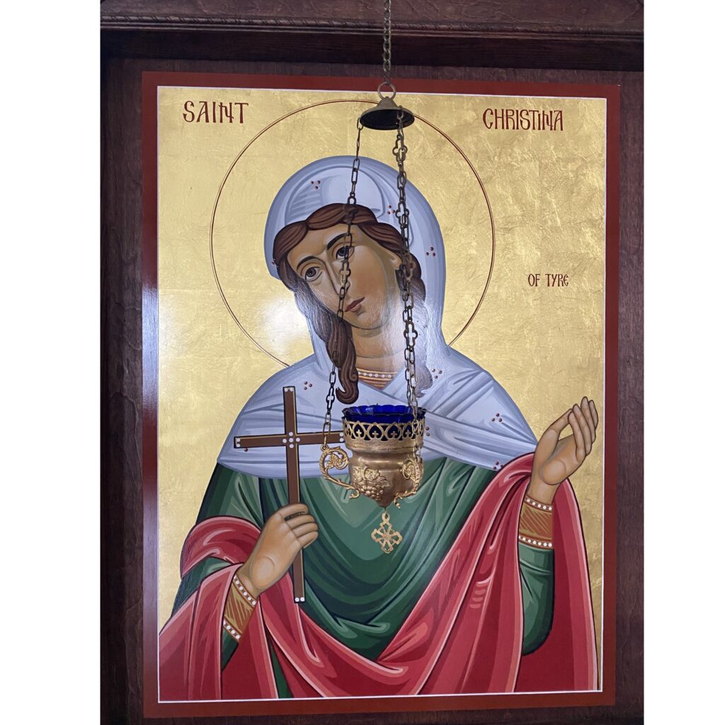 Orthodox Saints Icon Christina of Tyre